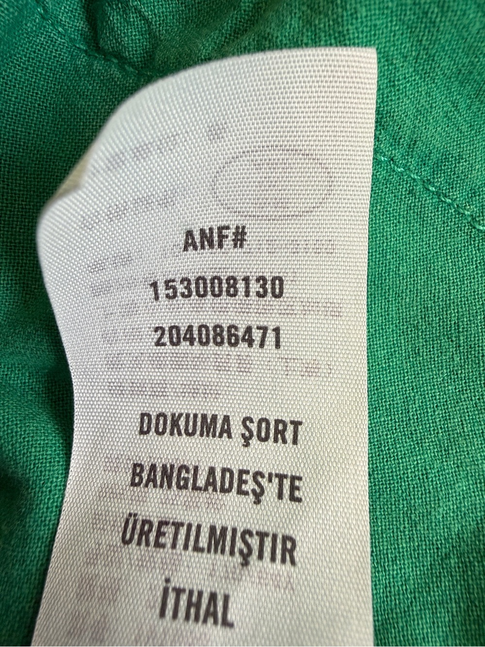 Abercrombie & Fitch Emerald Green Low Rise Cotton Shorts - Picture 5 of 6